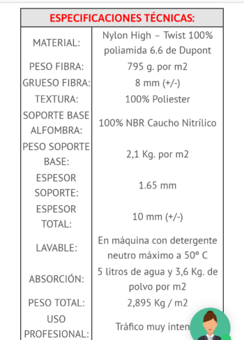 Alfombra textil secante - Imagen 2