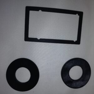 arandela de goma plana