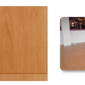 Suelo vinílico para gimnasio imitación madera